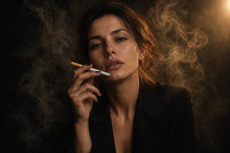 Woman smoking
